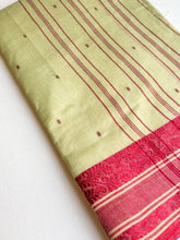 Load image into Gallery viewer, Soft Sage Cotton Sari