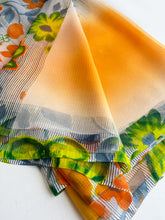 Load image into Gallery viewer, Cantaloupe Chiffon Sari