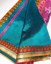 Load image into Gallery viewer, Ocean Rose Banarasi Sari