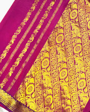 Load image into Gallery viewer, Royal Pink Rose Banarasi Sari
