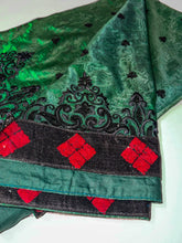 Load image into Gallery viewer, Black Ivy Net Sari