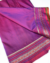 Load image into Gallery viewer, Secret Plum Banarasi Sari