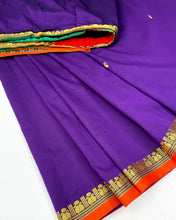 Load image into Gallery viewer, Purple Aesthetic Banarasi Sari