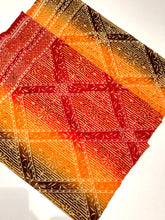 Load image into Gallery viewer, Ladybird Red Chunri Sari