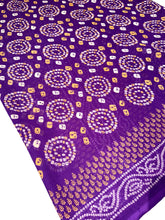 Load image into Gallery viewer, Daring Purple Chunri Sari