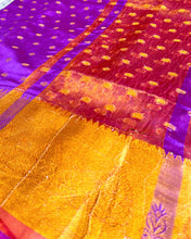 Load image into Gallery viewer, Dark Orchid Sari
