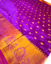 Load image into Gallery viewer, Dark Orchid Sari