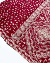 Load image into Gallery viewer, Claret Wine Sari