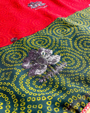 Load image into Gallery viewer, Venetian Red Chunri Sari