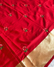 Load image into Gallery viewer, Crimson Glory Cotton Sari