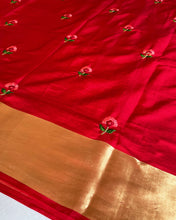 Load image into Gallery viewer, Crimson Glory Cotton Sari