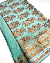 Load image into Gallery viewer, Pearl Aqua Sari