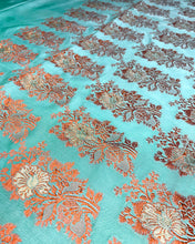 Load image into Gallery viewer, Pearl Aqua Sari