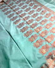 Load image into Gallery viewer, Pearl Aqua Sari