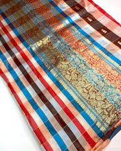 Load image into Gallery viewer, Wanderlust Tissue Silk Sari