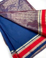 Load image into Gallery viewer, Deep Tide Banarasi Sari