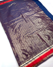 Load image into Gallery viewer, Deep Tide Banarasi Sari