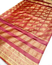 Load image into Gallery viewer, Royal Carmine Banarasi Sari