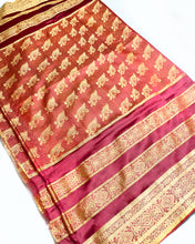 Load image into Gallery viewer, Royal Carmine Banarasi Sari
