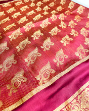 Load image into Gallery viewer, Royal Carmine Banarasi Sari