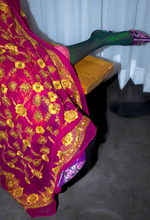 Load image into Gallery viewer, Pink Magenta Chiffon Sari