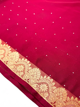 Load image into Gallery viewer, Mukaish Veil Silk Sari