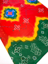 Load image into Gallery viewer, Vivid Spring Chunri Sari