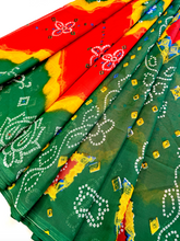 Load image into Gallery viewer, Vivid Spring Chunri Sari