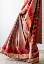 Load image into Gallery viewer, Breeze Song Silk Sari