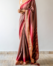 Load image into Gallery viewer, Breeze Song Silk Sari