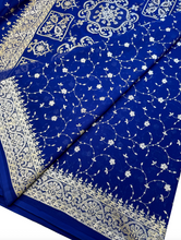 Load image into Gallery viewer, Deep Lunar Silk Sari