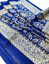 Load image into Gallery viewer, Deep Lunar Silk Sari