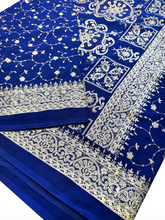 Load image into Gallery viewer, Deep Lunar Silk Sari