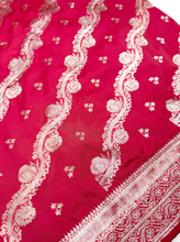 Load image into Gallery viewer, Garnet Stars Silk Sari