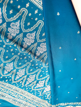 Load image into Gallery viewer, Venetian Teal Silk Sari