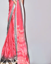 Load image into Gallery viewer, Blush Banarasi Silk Sari