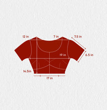 Load image into Gallery viewer, Maharani Red Blouse