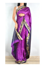 Load image into Gallery viewer, Midnight Silk Sari