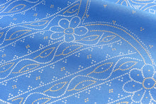 Load image into Gallery viewer, Spa Blue Satin Silk Sari