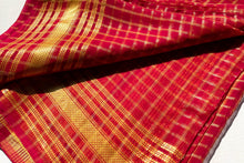 Load image into Gallery viewer, Crimson Red Georgette Sari