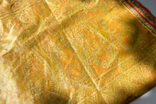 Load image into Gallery viewer, Gold Glow Organza Sari