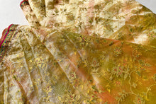Load image into Gallery viewer, Gold Glow Organza Sari