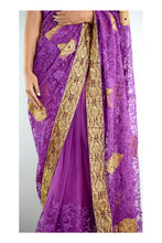 Load image into Gallery viewer, Purple Plum Sari