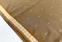 Load image into Gallery viewer, Raw Umber Georgette Silk Sari