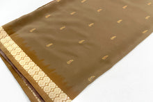 Load image into Gallery viewer, Raw Umber Georgette Silk Sari