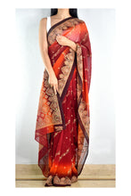 Load image into Gallery viewer, Scarlet Printed Sari