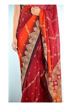 Load image into Gallery viewer, Scarlet Printed Sari