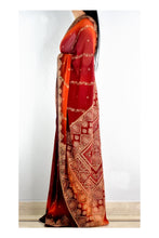 Load image into Gallery viewer, Scarlet Printed Sari