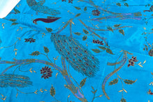 Load image into Gallery viewer, Peacocks Garden Silk Sari
