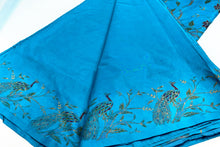 Load image into Gallery viewer, Peacocks Garden Silk Sari